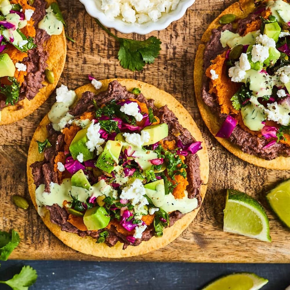 Sweet Potato Tostadas