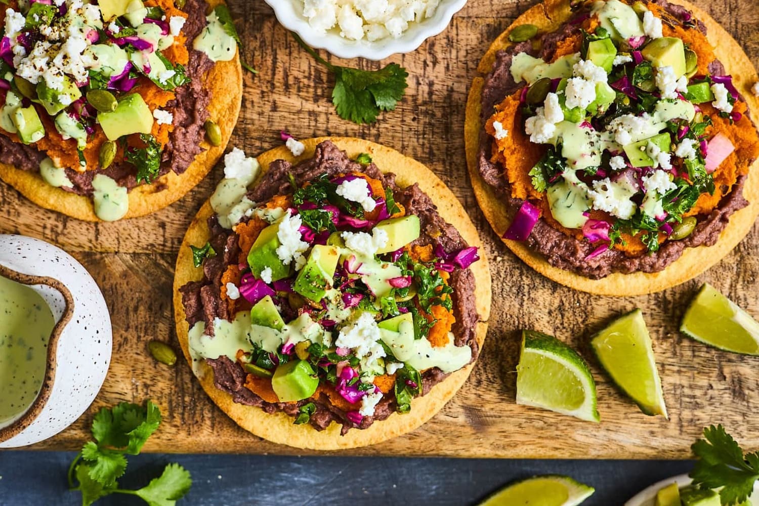 Sweet Potato Tostadas